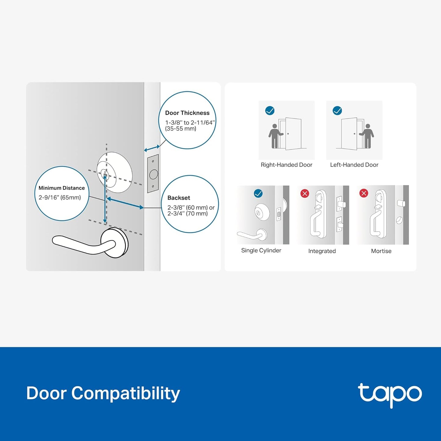 TP-Link Tapo DL110 Smart Door Lock – Keyless Entry with Fingerprint