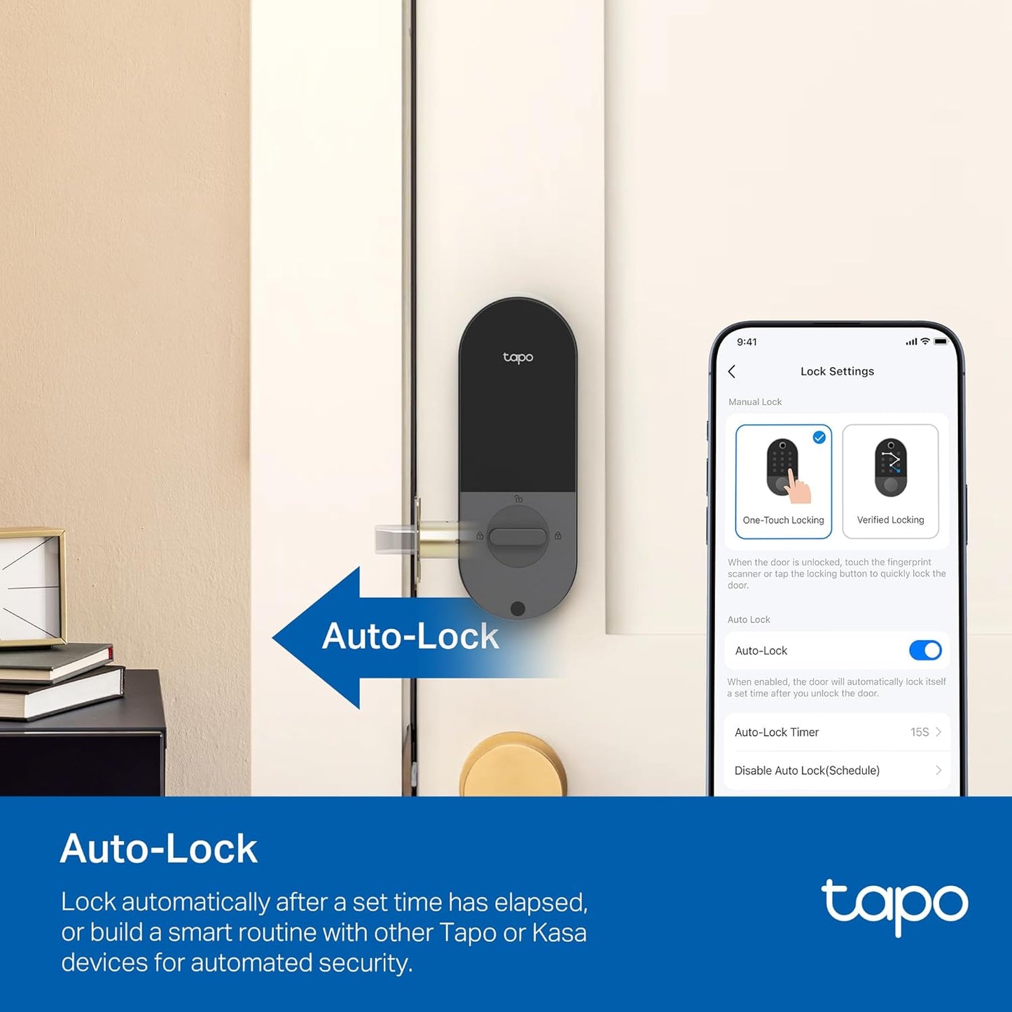 TP-Link Tapo DL110 Smart Door Lock – Keyless Entry with Fingerprint