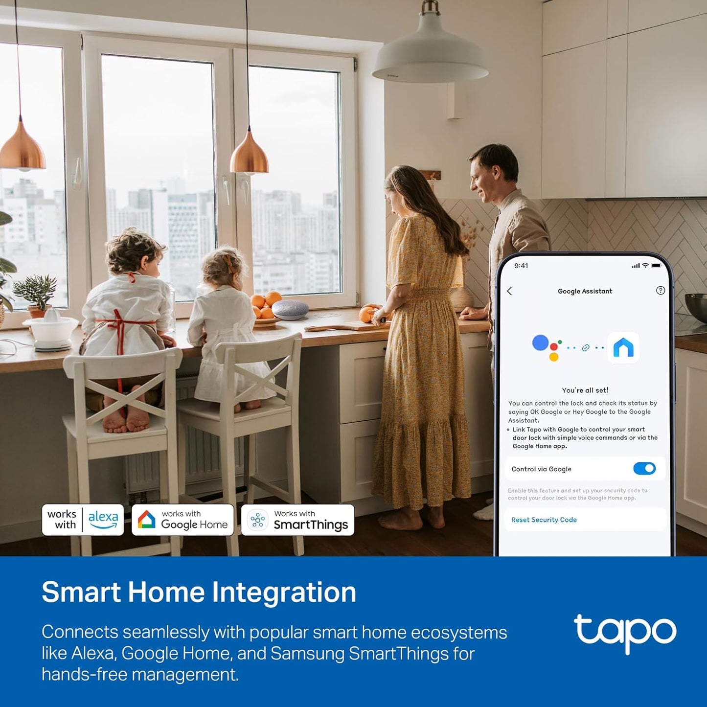 TP-Link Tapo DL110 Smart Door Lock – Keyless Entry with Fingerprint