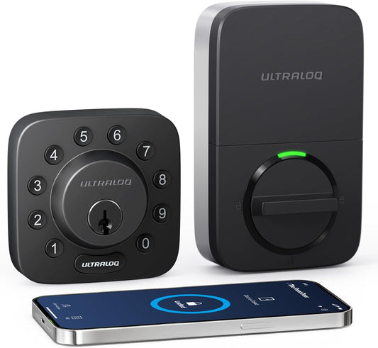 ULTRALOQ U-Bolt Smart Lock – 5-in-1 Keyless Bluetooth Deadbolt