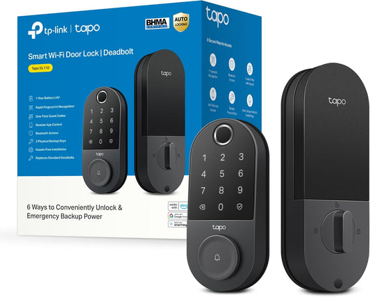 TP-Link Tapo DL110 Smart Door Lock – Keyless Entry with Fingerprint