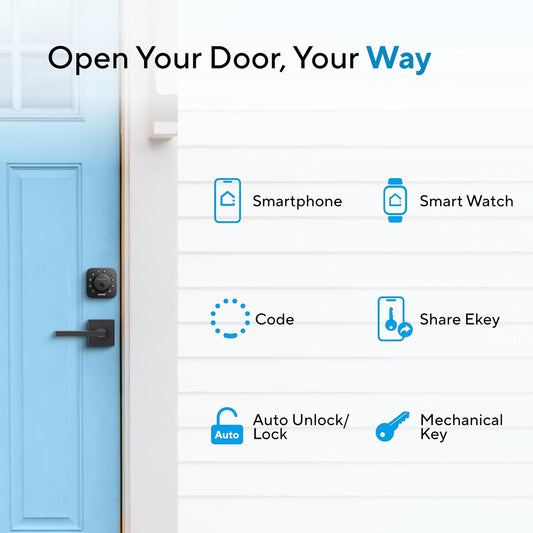 ULTRALOQ U-Bolt Smart Lock – 5-in-1 Keyless Bluetooth Deadbolt